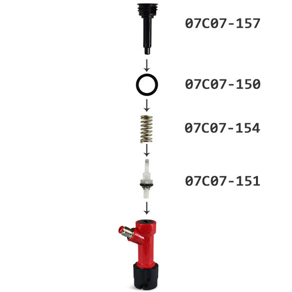 Liquid Pin Lock Disconnect - 1/4 in. MFL