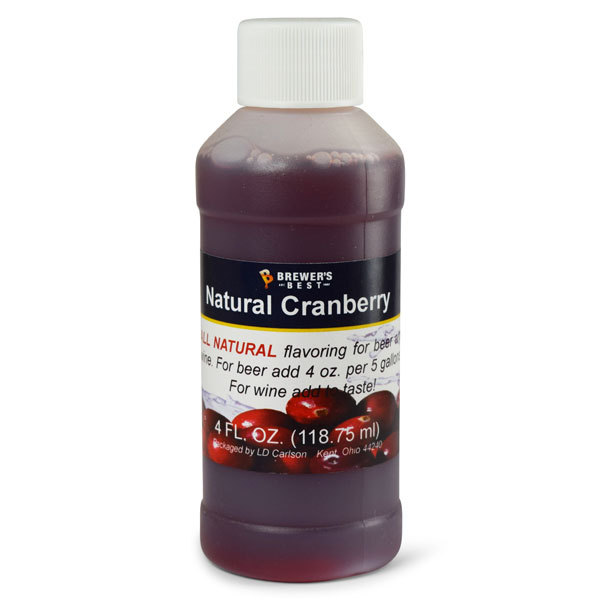 Cranberry Natural Flavoring, 4 fl oz.