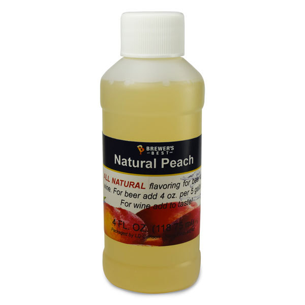 Peach Natural Flavoring, 4 fl oz.