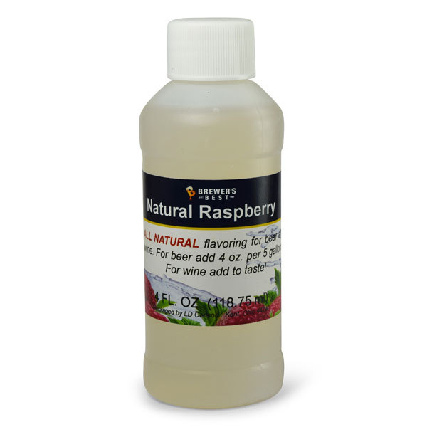 Raspberry Natural Flavoring, 4 fl oz.