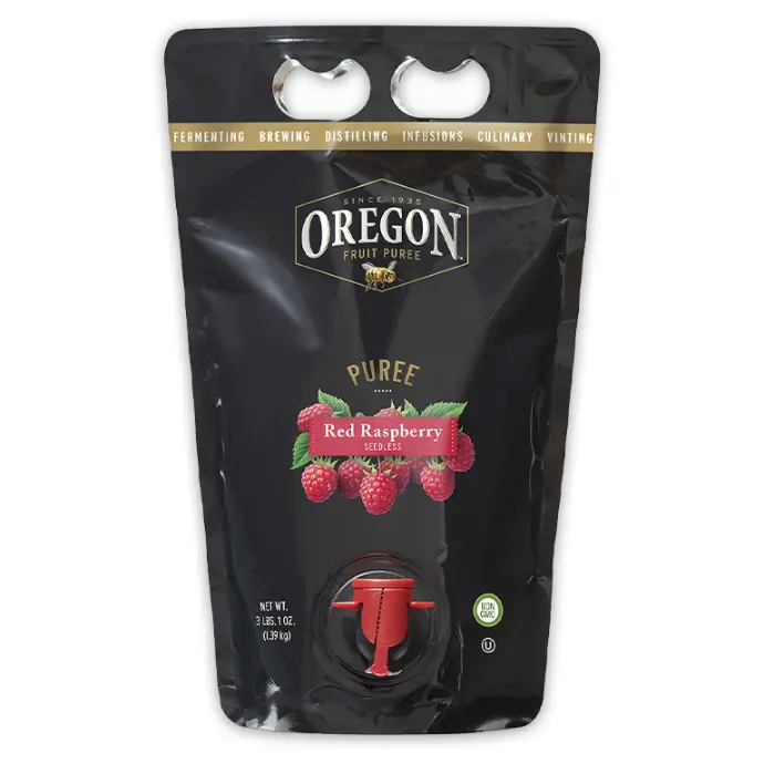 Raspberry Puree, 49 oz, Oregon Fruit Puree