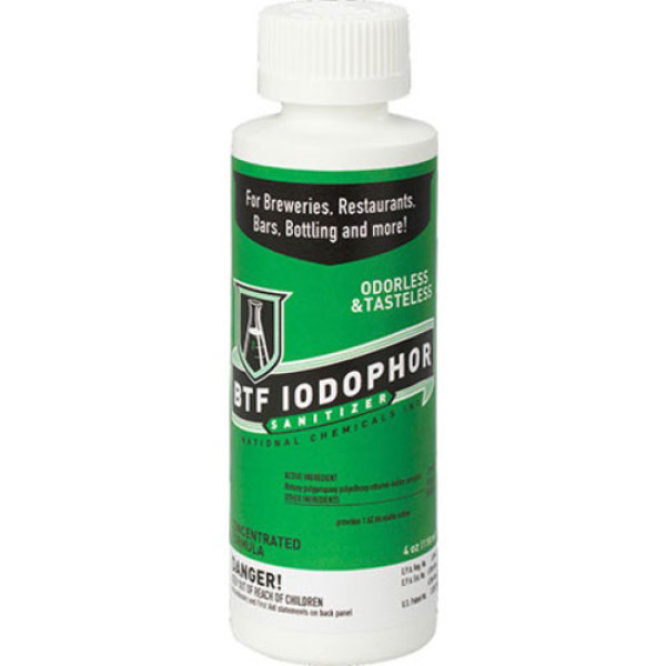 BTF Iodophor Sanitizer - 4 oz.