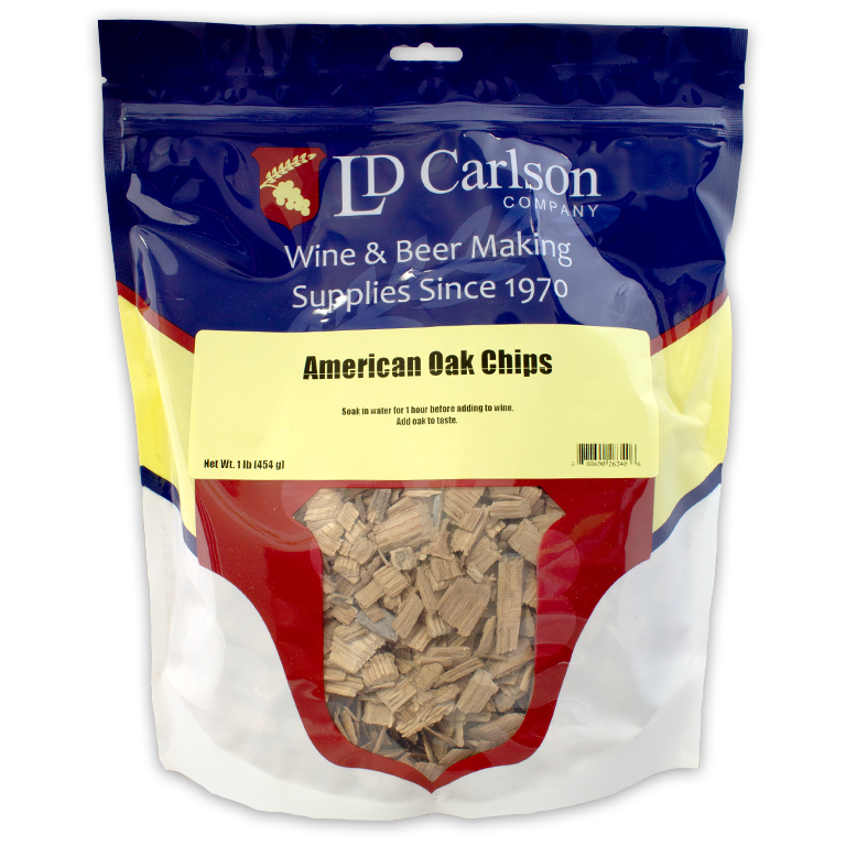 American Oak Chips - Light Toast - 1 lb.