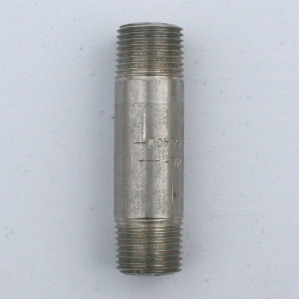 1/2 in. X 3 in. Threaded NPT SS Nipple