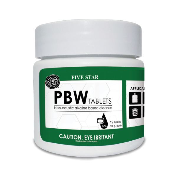 PBW Tablets, 12 tabs, 10g - for Kegs, Carboys and Fermenters