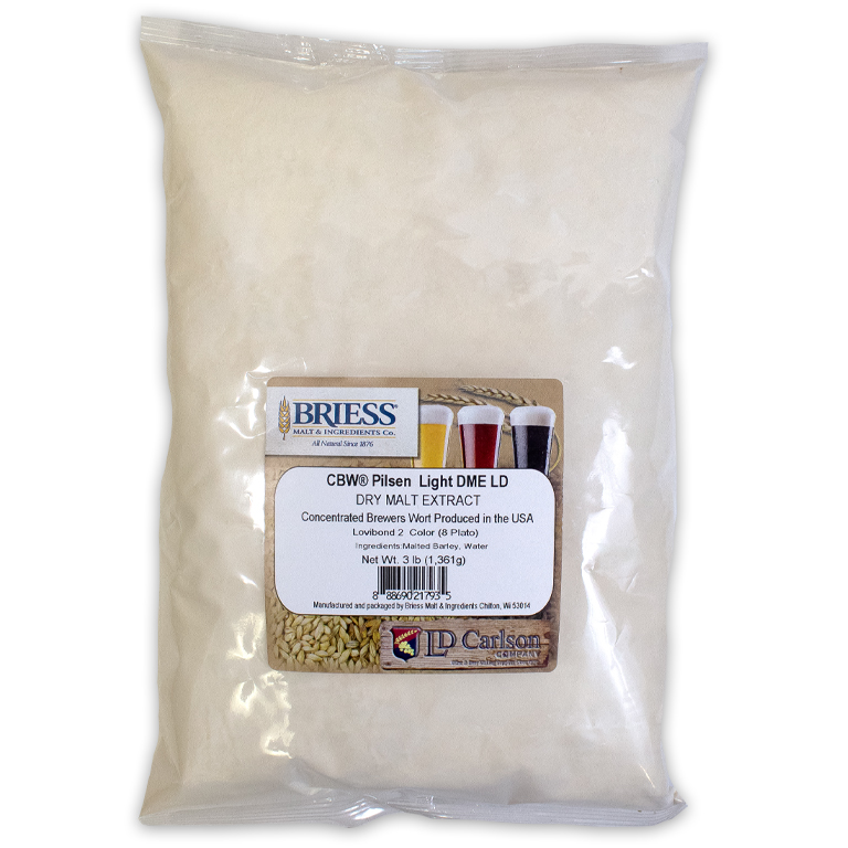 3 lb. Briess Pilsen Light Dry Malt Extract (DME)