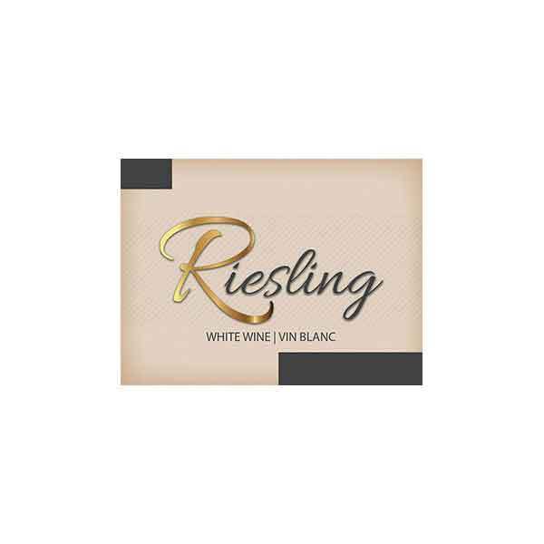 Riesling Self Adhesive Wine Labels, pkg of 30