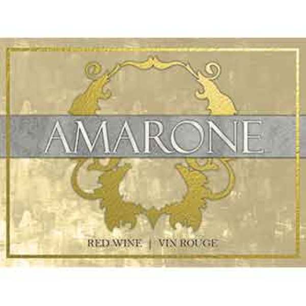 Amarone Self Adhesive Wine Labels, pkg of 30