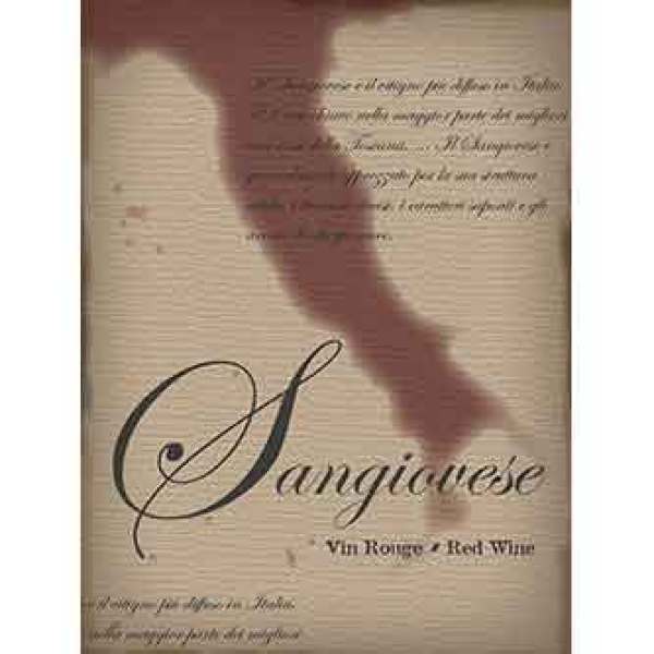 Sangiovese Self Adhesive Wine Labels, pkg of 30