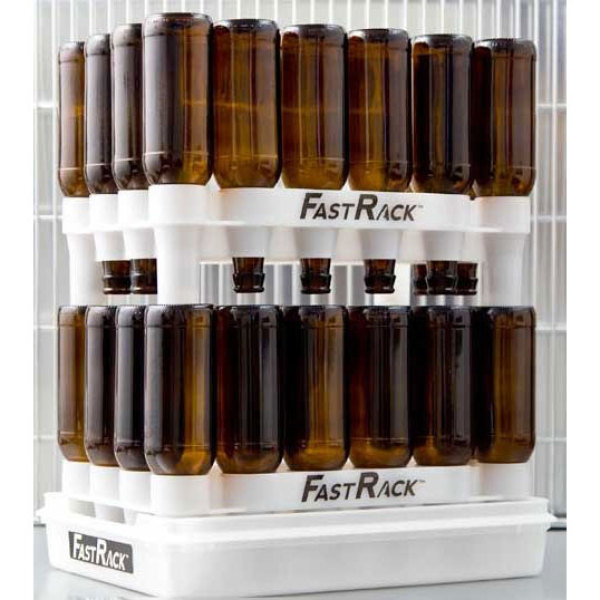 FastRack Beer Bottle Drying and Storage System - 2 Racks and 1 Tray