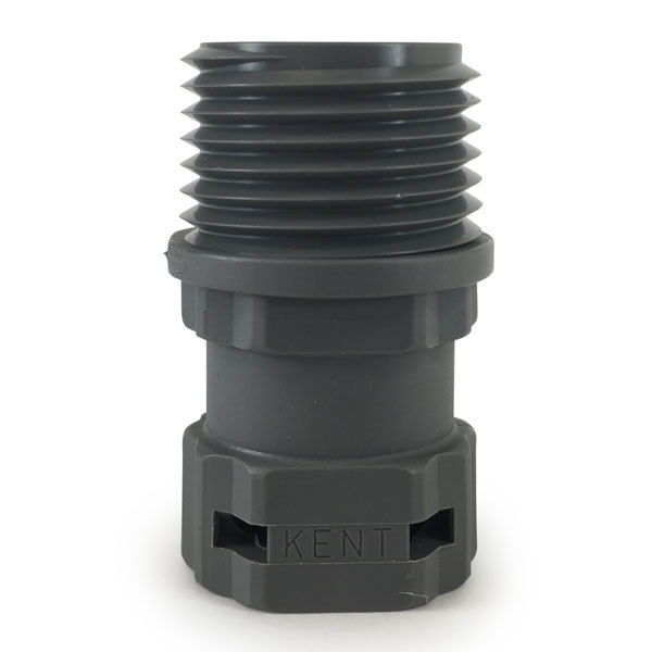 Quick Connect 1/2 in. NPT X Female shut-off (gray)