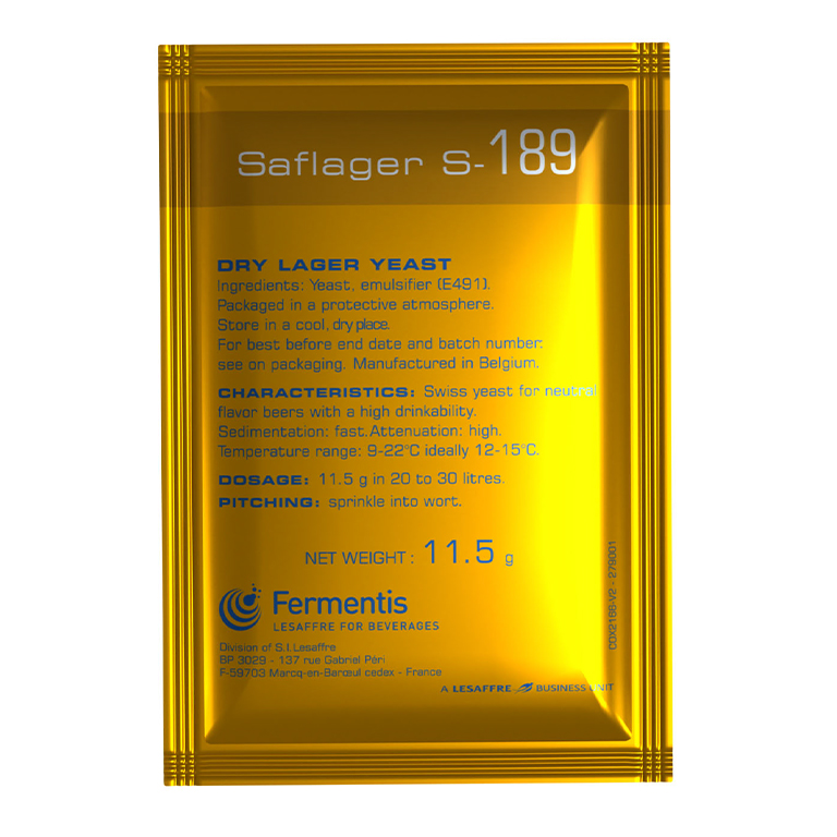 Fermentis Saflager S-189 Lager Yeast