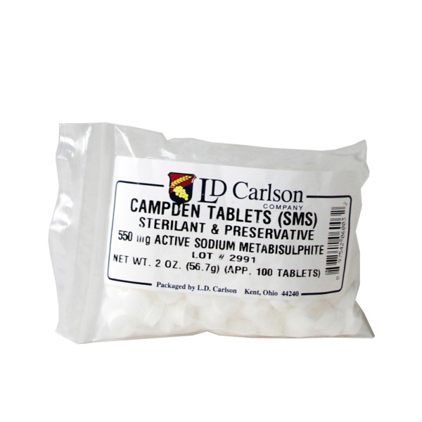 Campden Tablets (Sodium), 2 oz