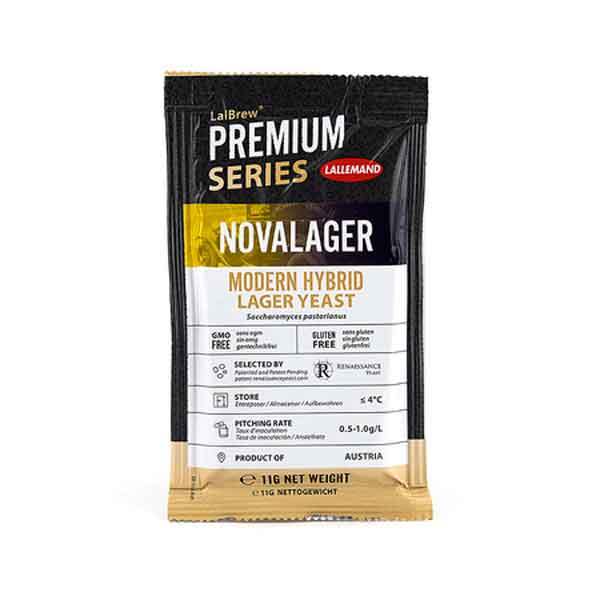 Lalbrew Premium NovaLager Lager Dry Yeast - 11 Grams (Lallemand)