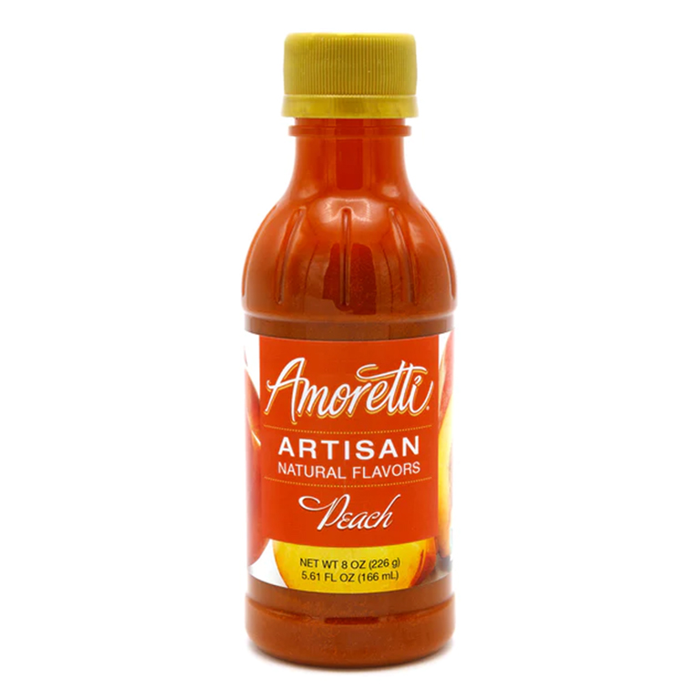 Amoretti Peach Artisan Natural Flavoring, 8 oz. 