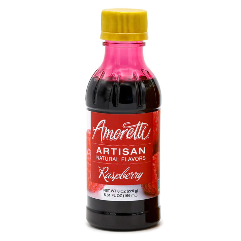 Amoretti Raspberry Artisan Natural Flavoring, 8 oz.