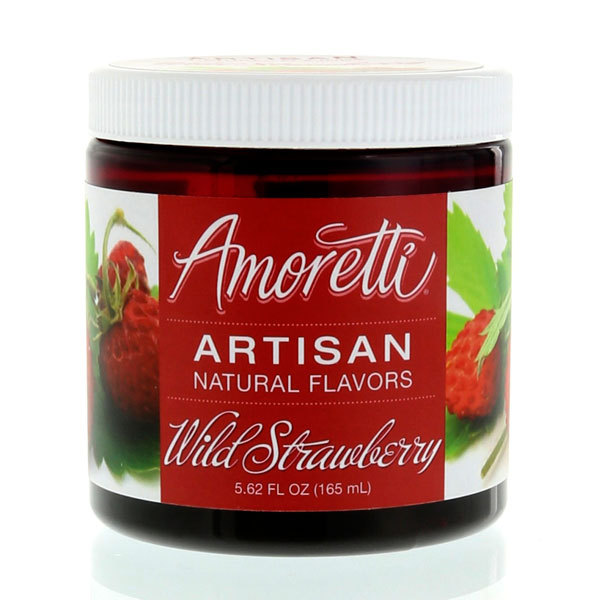 Amoretti Strawberry Artisan Natural Flavoring, 8 oz.