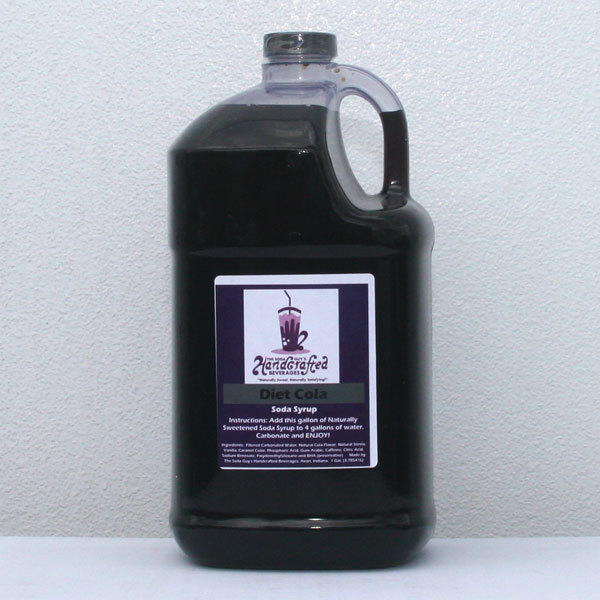 Diet Cola Soda Syrup, 1 Gallon