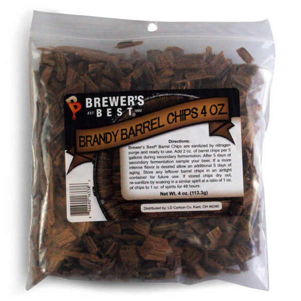 Brandy Barrel Oak Chips, 4 oz