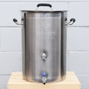 8 Gallon Brewer's BEAST Stainless Brew Kettle with Ball Valve