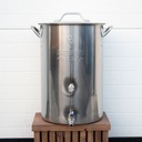 8 Gallon Stainless Steel Brew Kettle with Ball Valve