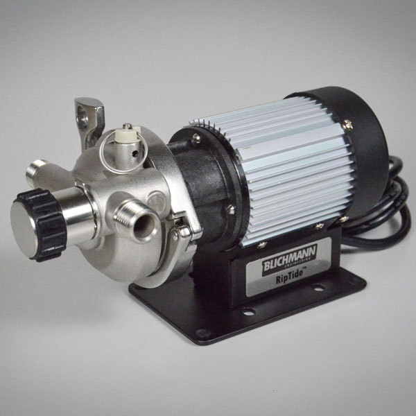 Blichmann RipTide Brewing Pump with NPT Fittings and Carbon Fiber Dry Run Protection