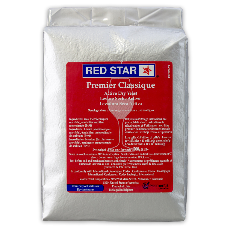 Red Star Premier Classique (Montrachet) Wine Yeast - (500 g)