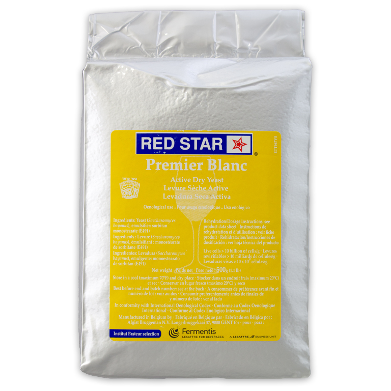 Red Star Premier Blanc (Champagne) Wine Yeast - (500 g)