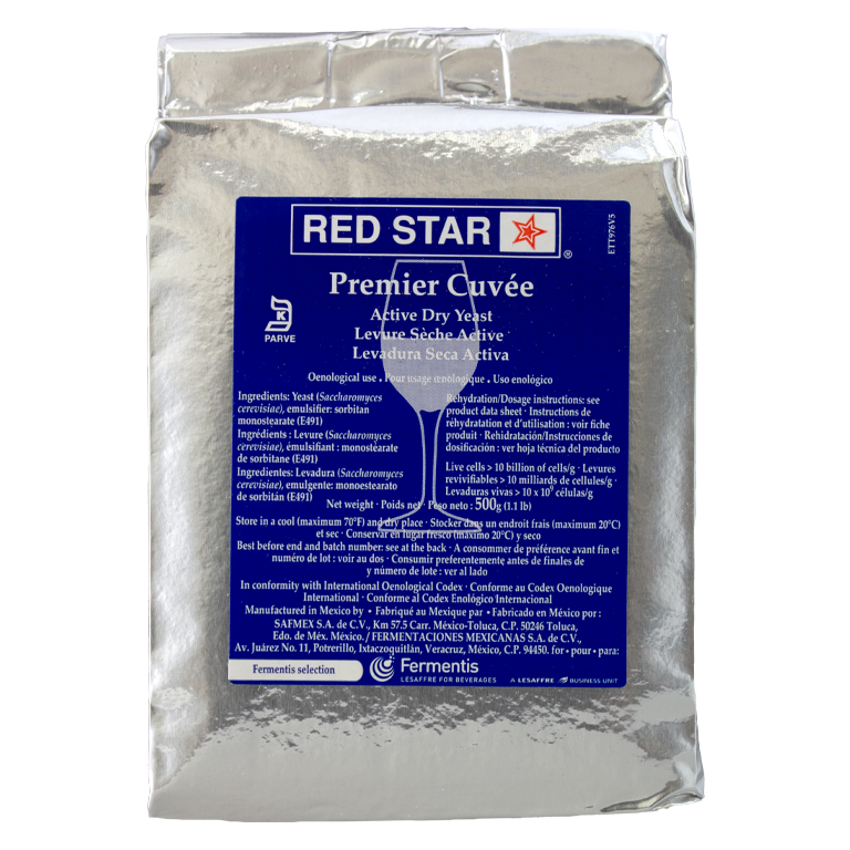 Red Star Premier Cuvee Wine Yeast - (500 g)