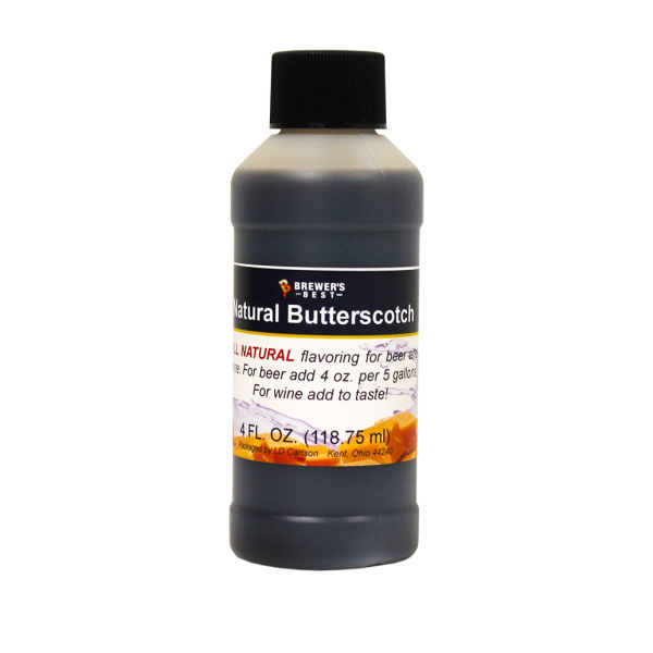 Butterscotch Natural Flavoring, 4 fl oz.