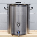 16 Gallon Brewer's BEAST Stainless Brew Kettle with Ball Valve