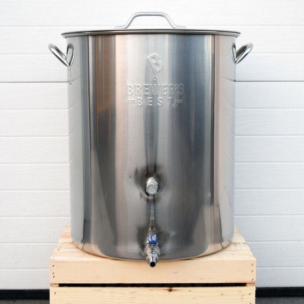 16 Gallon Stainless Steel Brew Kettle with Ball Valve