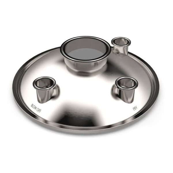 Spike Brewing 3-Port Lid for Flex, Flex+ and Conical Fermenters - Flex+ Lid and Clamp