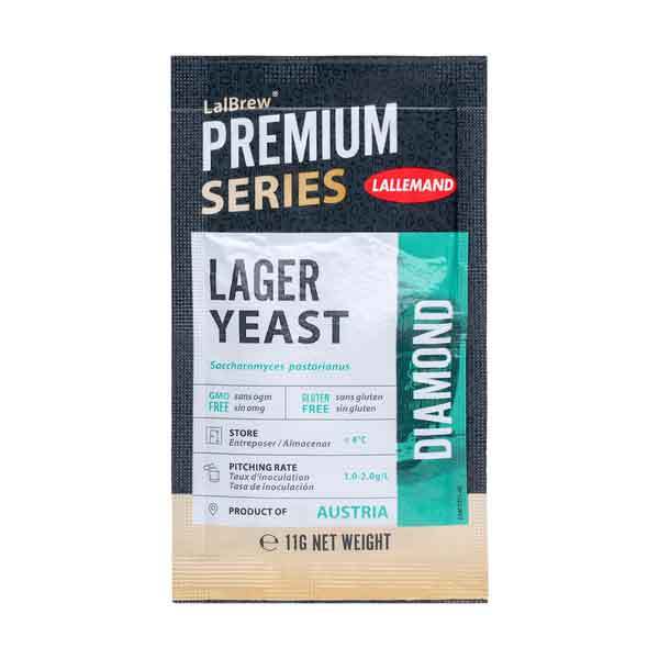 LalBrew Premium Diamond Lager Dry Yeast - 11 Grams (Lallemand)