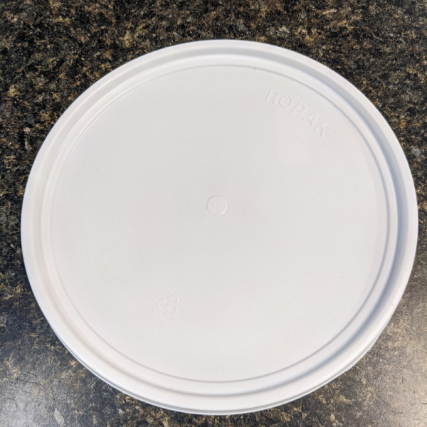 Lid for 2 Gallon Fermenting Bucket - Solid with No Grommet