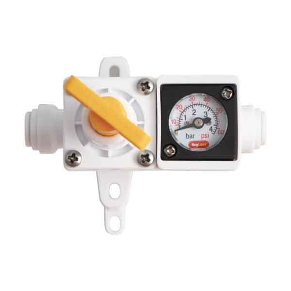 Duotight In-Line Regulator with Gauge