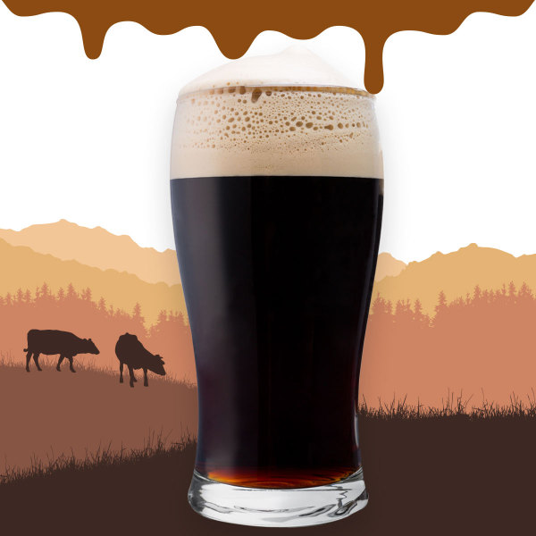 Udderly Delicious Imperial Chocolate Milk Stout Extract Beer Recipe Kit