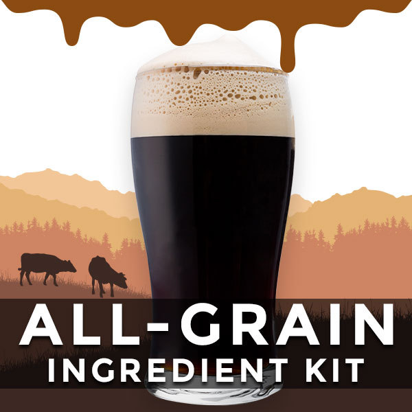 Udderly Delicious Imperial Chocolate Milk Stout All-Grain Beer Recipe Kit