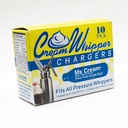 Ms Cream 8 Gram Nitrous Oxide Cream Whipper Chargers (Food Grade) - 10 Pack