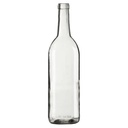 Claret/Bordeaux 750 ml Clear Wine Bottles, 12/case