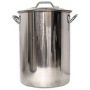 8 Gallon Brewer's Best (32 QT) Stainless Brew Pot with Lid