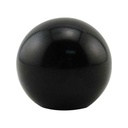 Round Faucet Knob - Black