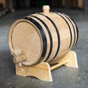 American Oak Barrel for Craft Cocktail Aging - 3 Liter